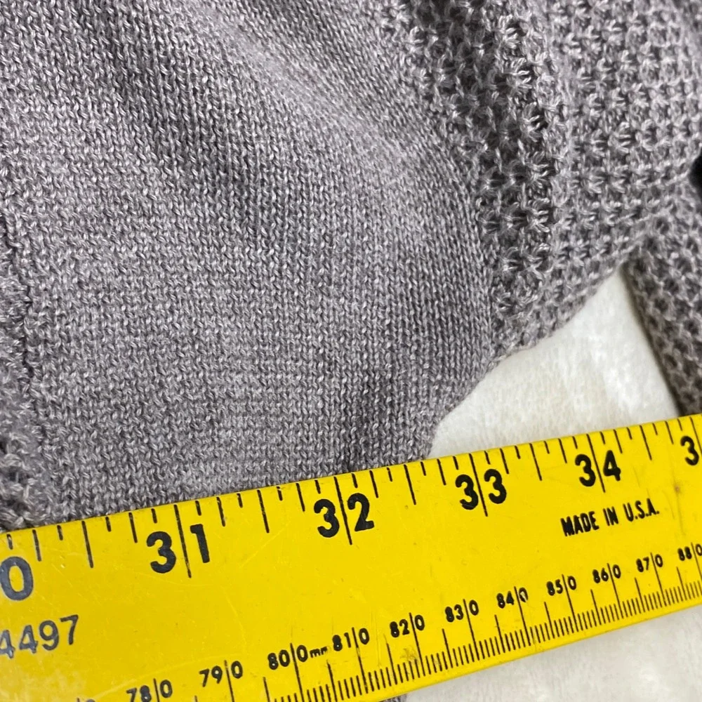 Heyson 1XL Womens NWT Taupe Knit Sweater Open‎ Weave Lightweight Layering Tunic